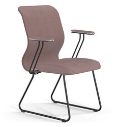 ErgoLife Sit 8 Mr4-4 (F57) - Vivaldi темно-розовый, основание черное, с подлокотниками