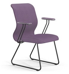 ErgoLife Sit 8 Mr4-4 (F57) - Vivaldi сиреневый, основание черное, с подлокотниками