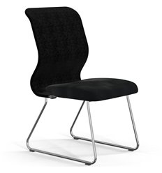 ErgoLife Sit 8 Mr4-4 (F54) - Vivaldi черный, основание хром, без подлокотников