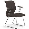 ErgoLife Sit 8 Mr4-4 (F54) - Vivaldi темно-коричневый, основание хром, с подлокотниками фото 1