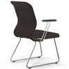 ErgoLife Sit 8 Mr4-4 (F54) - Vivaldi темно-коричневый, основание хром, с подлокотниками фото 2