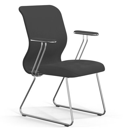 ErgoLife Sit 8 Mr4-4 (F54) - Vivaldi темно-серый, основание хром, с подлокотниками
