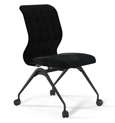 ErgoLife Sit 8 Mr4-4 (F56) - Vivaldi черный, основание черное, без подлокотников
