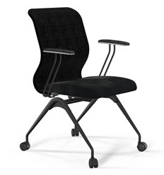 ErgoLife Sit 8 Mr4-4 (F56) - Vivaldi черный, основание черное, с подлокотниками