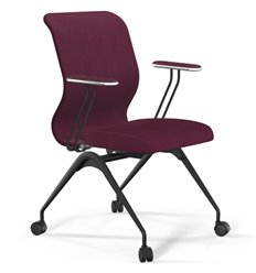 ErgoLife Sit 8 Mr4-4 (F56) - Vivaldi сливовый, основание черное, с подлокотниками