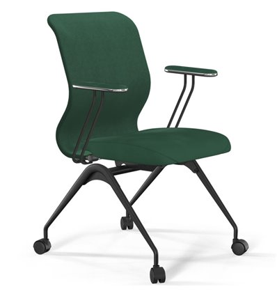 ErgoLife Sit 8 Mr4-4 (F56) - Vivaldi зеленый, основание черное, с подлокотниками
