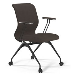 ErgoLife Sit 8 Mr4-4 (F56) - Vivaldi темно-коричневый, основание черное, с подлокотниками