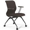 ErgoLife Sit 8 Mr4-4 (F56) - Vivaldi темно-коричневый, основание черное, с подлокотниками фото 1