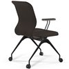ErgoLife Sit 8 Mr4-4 (F56) - Vivaldi темно-коричневый, основание черное, с подлокотниками фото 2