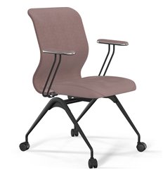 ErgoLife Sit 8 Mr4-4 (F56) - Vivaldi темно-розовый, основание черное, с подлокотниками