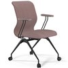 ErgoLife Sit 8 Mr4-4 (F56) - Vivaldi темно-розовый, основание черное, с подлокотниками фото 1