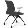 ErgoLife Sit 8 Mr4-4 (F56) - Vivaldi темно-серый, основание черное, с подлокотниками фото 2