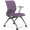 ErgoLife Sit 8 Mr4-4 (F56) - Vivaldi сиреневый, основание черное, с подлокотниками фото 1
