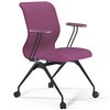 ErgoLife Sit 8 Mr4-4 (F56) - Vivaldi фуксия, основание черное, с подлокотниками фото 1