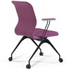 ErgoLife Sit 8 Mr4-4 (F56) - Vivaldi фуксия, основание черное, с подлокотниками фото 2