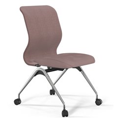 ErgoLife Sit 8 Mr4-4 (F53) - Vivaldi темно-розовый, основание хром, без подлокотников