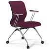 ErgoLife Sit 8 Mr4-4 (F53) - Vivaldi сливовый, основание хром, с подлокотниками фото 1
