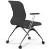 ErgoLife Sit 8 Mr4-4 (F53) - Vivaldi темно-серый, основание хром, с подлокотниками фото 2
