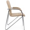 Riva Chair Самба SMB-01H Бежевый, с мягкими подлокотниками, Хром гальв. фото 3