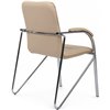 Riva Chair Самба SMB-01H Бежевый, с мягкими подлокотниками, Хром гальв. фото 4