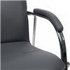 Riva Chair Самба SMB-01H Серый, с мягкими подлокотниками, Хром гальв. фото 9