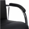 Riva Chair Самба SMB-01H Черный, с мягкими подлокотниками, Хром гальв. фото 9