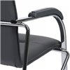 Riva Chair Самба SMB-03H Серый, с пластиковыми подлокотниками, Хром гальв. фото 10