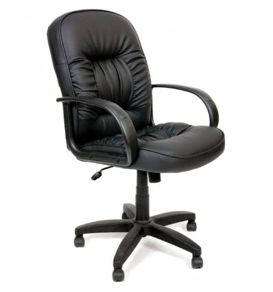 Кресло CHAIRMAN 416M/black matte для руководителя, экокожа матовая, цвет черный