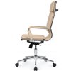 Riva Chair Hugo 6003-1SEC светло-бежевое, хром, экокожа фото 7