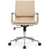 Riva Chair Hugo 6003-2SE светло-бежевое, хром, экокожа фото 2
