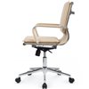 Riva Chair Hugo 6003-2SE светло-бежевое, хром, экокожа фото 7