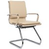 Riva Chair Hugo 6003-3EC светло-бежевое, хром, экокожа фото 1