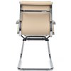 Riva Chair Hugo 6003-3EC светло-бежевое, хром, экокожа фото 5