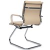 Riva Chair Hugo 6003-3EC светло-бежевое, хром, экокожа фото 6