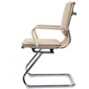 Riva Chair Hugo 6003-3EC светло-бежевое, хром, экокожа фото 7