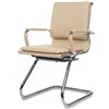 Riva Chair Hugo 6003-3EC светло-бежевое, хром, экокожа фото 8