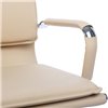 Riva Chair Hugo 6003-3EC светло-бежевое, хром, экокожа фото 9
