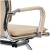 Riva Chair Hugo 6003-3EC светло-бежевое, хром, экокожа фото 10