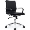 Riva Chair Hugo 6003-2SE черное, хром, экокожа фото 1