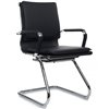 Riva Chair Hugo 6003-3EC черное, хром, экокожа фото 1