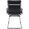 Riva Chair Hugo 6003-3EC черное, хром, экокожа фото 5