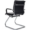 Riva Chair Hugo 6003-3EC черное, хром, экокожа фото 6