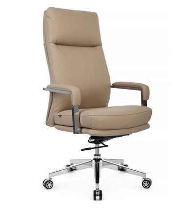 Riva Chair Leon A916-1 Бежевый, хром, экокожа