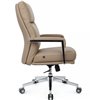 Riva Chair Leon-M B916 Бежевый, хром, экокожа фото 3