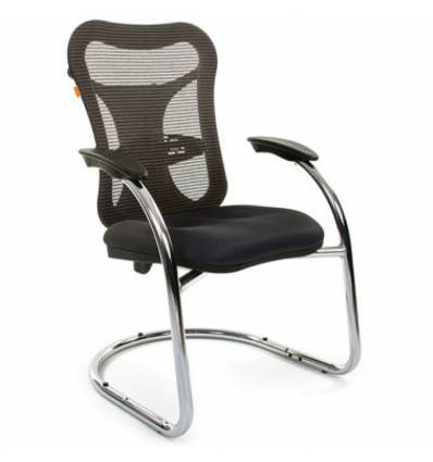 Кресло CHAIRMAN 426/TW-11 для посетителя, сетка/ткань, цвет черный