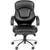 Кресло CHAIRMAN 430/black для руководителя, кожа, цвет черный фото 2
