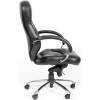 Кресло CHAIRMAN 430/black для руководителя, кожа, цвет черный фото 3
