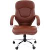 Кресло CHAIRMAN 430/brown для руководителя, кожа, цвет коричневый фото 2