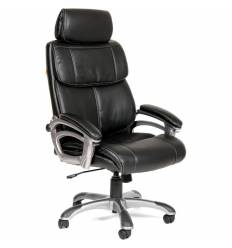 Кресло CHAIRMAN 433/black для руководителя, экокожа, цвет черный
