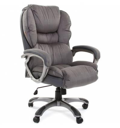 Кресло CHAIRMAN 434N/grey для руководителя, микрофибра, цвет серый